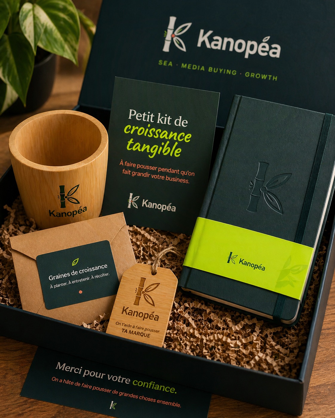 Box kit avec notebook Kanopéa